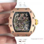 KV Factory Swiss Grade Richard Mille Flyback RM 11-03 Replica Watch Rose Gold Skeleton